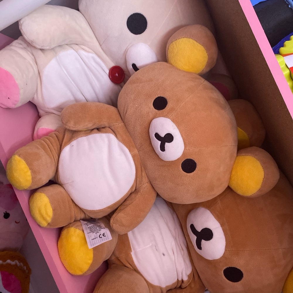Adorable Brown and Yellow Stuffed Animal